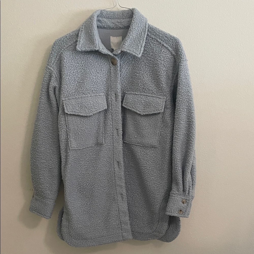 H&M Light Blue puffy Jacket